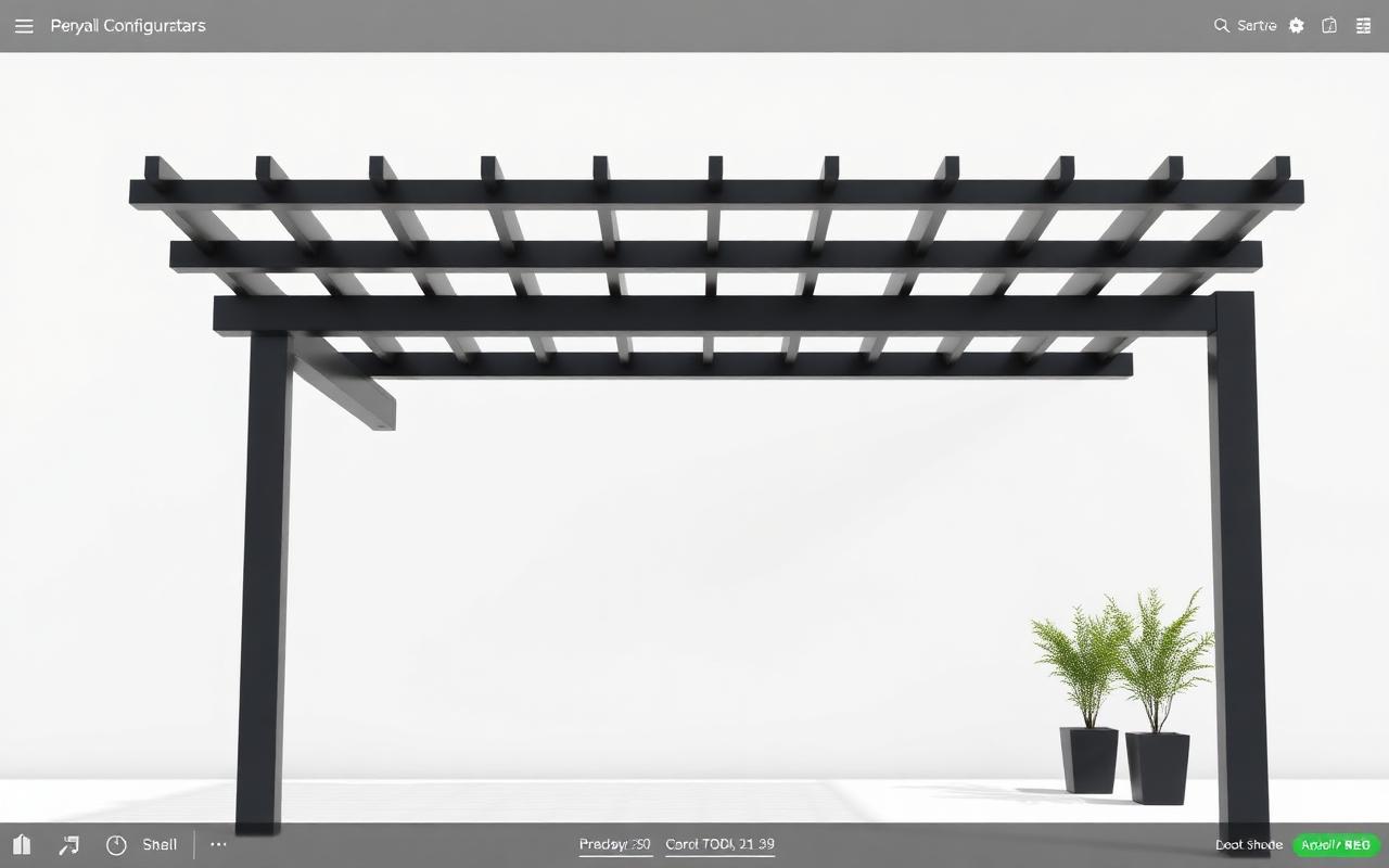 Ein Pergola-Konfigurator für mehr Vertriebseffizienz